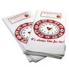 Decorative Towel Always Time For Tea Set / 2 100% Cotton Kitchen Clock Vl117*Vl117 24.0 Inch Always Time For Tea Set / 2 100% Cotton Kitchen Clock - 3 of 3