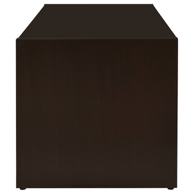 Black Wood Home Office Desk with Drawer and Keyboard Tray