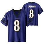 NFL Baltimore Ravens Boys' Short Sleeve Jackson Jersey