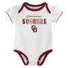 NCAA Oklahoma Sooners Infant Girls' 3pk Bodysuit - 2 of 4