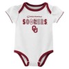 NCAA Oklahoma Sooners Infant Girls' 3pk Bodysuit - image 2 of 4