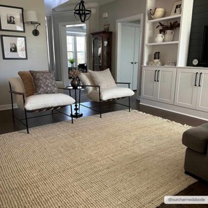 Hauteloom Senneterre Bleached Jute Rug - 1 of 4