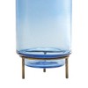 Glass Vase with Metal Stand 10"H - 2 of 2