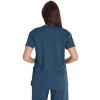 Just Love Solid Stretch Scrub Top for Women Mock Wrap Nursing Shirt - 3 of 3