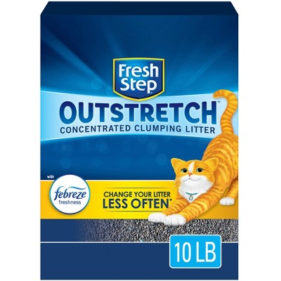 Fresh Step Outstretch Febreze Scented Cat Litter - 10lbs