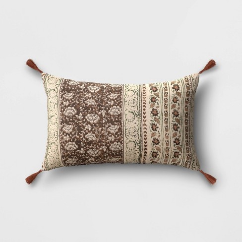 Handwoven Rust Lumbar Pillow (insert included) – LuLee Co.