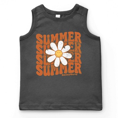 The Juniper Shop SmileyWorld Summer Wave Stacked Youth Tank Top