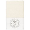 Linum Home Textiles 100% Turkish Cotton MONICA 3PC Embellished Towel Set - 3 of 4
