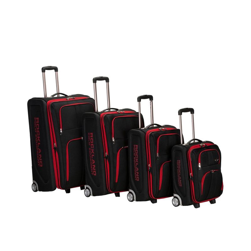 Rockland Varsity Polo Equipment 4pc Softside Luggage Set , 1 of 8
