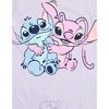 Disney Classics Princess Lilo & Stitch Winnie the Pooh Floral Girls T-Shirt and Chambray Shorts Outfit Set Little Kid to Big Kid - 3 of 4