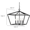 Millennium Lighting 4 - Light Pendant in  Matte Black - 2 of 2