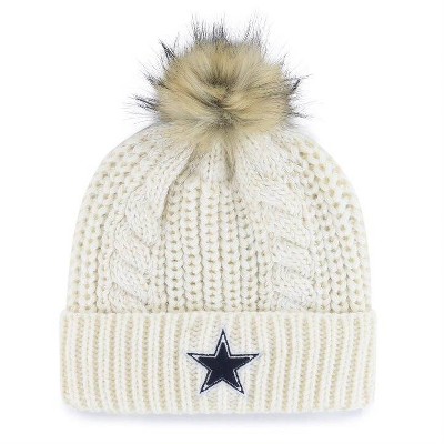 NFL Dallas Cowboys Women's Meeko Knit Beanie - Cream