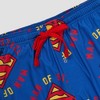 Men's Superman Super Dad Lounge Pajama Pants - Blue - 3 of 3