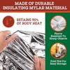 Emergency Sleeping Bag 4 Pack- XL Reusable Thermal Mylar Insulates & Retains Heat - Durable Design for Survival Kit & Camping- Perfect for Outdoors - 4 of 4