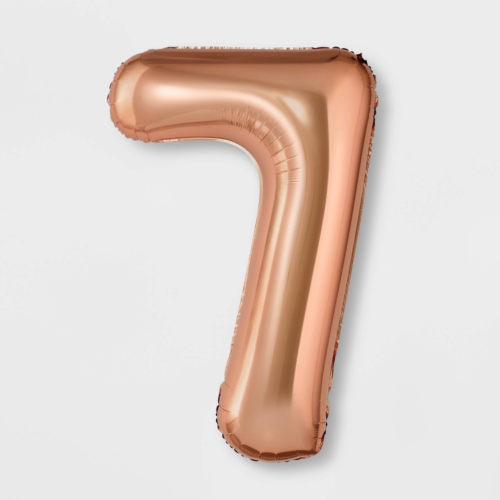 "7" Foil Balloon Rose Gold - Spritz™