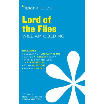Lord of the Flies Sparknotes Literature Guide - by  Sparknotes & William Golding (Paperback)