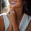 Ross-Simons 10.00 Carat Emerald Roped Ring in 18kt Gold Over Sterling - 2 of 4