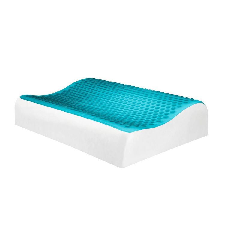 Contour Bubble Gel Memory Foam Bed Pillow - Comfort Revolution, 4 of 8