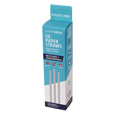 Lunchskins Paper Straws - 50ct