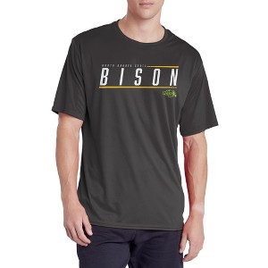 North Dakota State University Sleek Collegiate Men's Sport Active T-Shirt, Charcoal, 2X-Large - 1 of 4