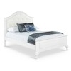 Isabella Youth Bed with Faux Leather Headboard Full White - Picket House Furnishings: Pine Frame, Foam Fill, Teen Princess Style - 2 of 3
