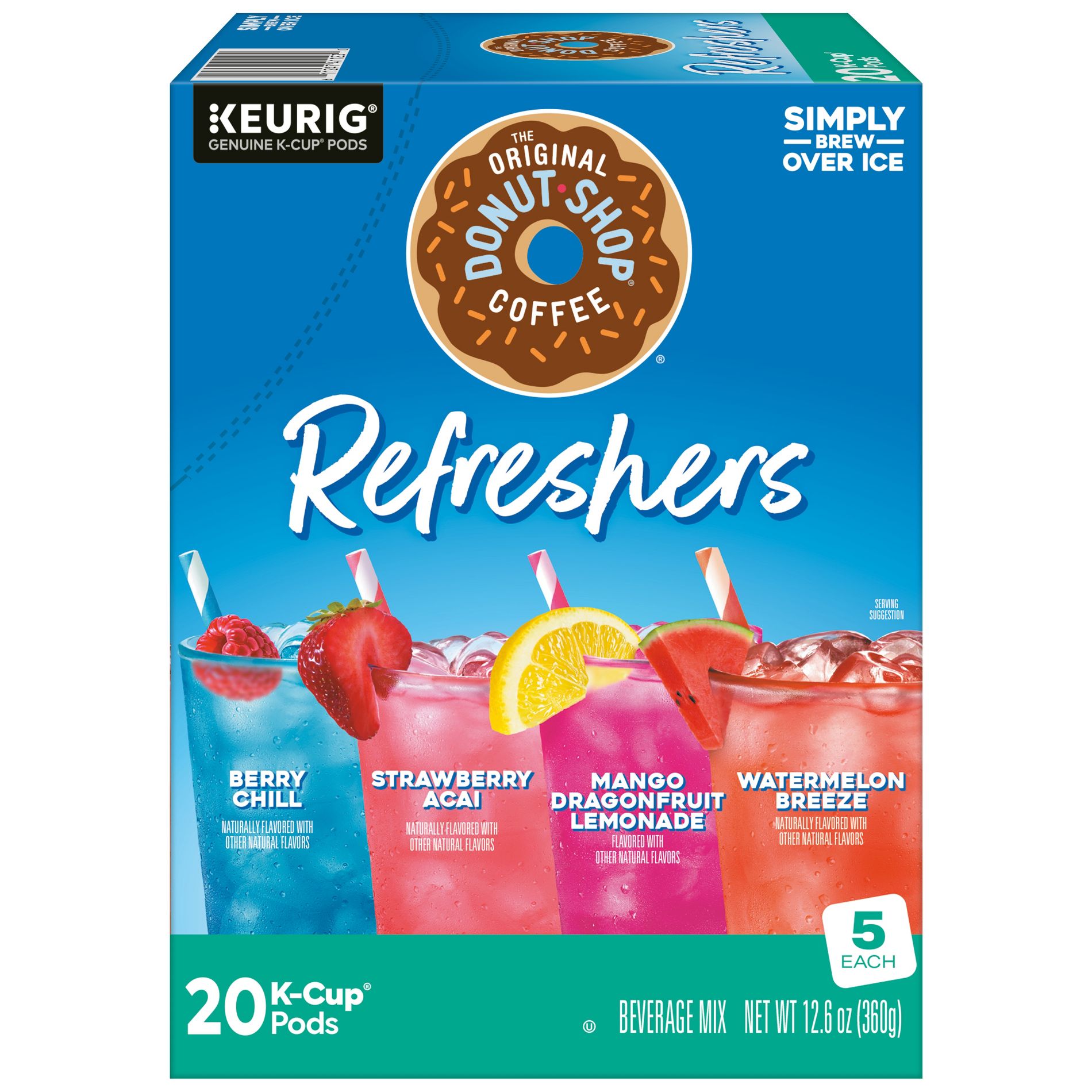 The Original Donut Shop Refreshers Variety Pack - 20ct