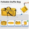 Generic 65L Duffle Bag with Shoes Compartment, Foldable Travel Duffel - 3 of 4