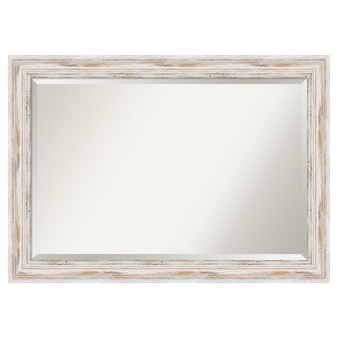  Frame My Mirror Add A Frame - White 20 x 60 Mirror Frame Kit-  Ideal for Bathroom, Wall Decor, Bedroom and Livingroom - Moisture Resistant  - Eastland Design - Mirror NOT
