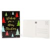 Sustainable Greetings 96 Pack Festive Holiday Christmas Postcards for Mailing, 4x6 Bulk Merry Christmas Note Cards, 6 Colorful Designs - 4 of 4