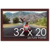 PosterPalooza | Classic Modern Brown Picture Frame - UV Acrylic, Backing Board, Hanging Hardware Included - 3 of 4