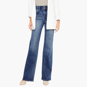 KanCan Essentials Onyx Ultra High Rise Wide Flare Jeans - 1 of 4
