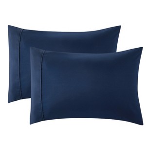 Bedsure-Polyester Microfiber Pillowcase 2 Pack Super Soft and Cozy Peached Fabric - 1 of 4