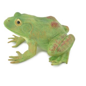 Collectible Wildlife Gifts | Frog, Bullfrog, Green, Museum Quality, Hand Painted, Rubber, Asia, Animal, Model,  Toy, Gift,  5"   CH605 BB165 - 1 of 4