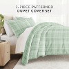 Modern Geometrics & Thatch Pattern 3PC Duvet Cover & Shams Set, Ultra Soft, Easy Care - Becky Cameron - 2 of 4
