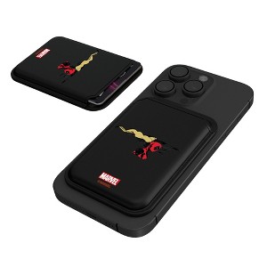 Keyscaper Marvel Deadpool Badge Black Magnetic Credit Card Wallet - 1 of 3