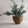 Small Dry Basket Planter Seagrass & Metal - Foreside Home & Garden - 2 of 4