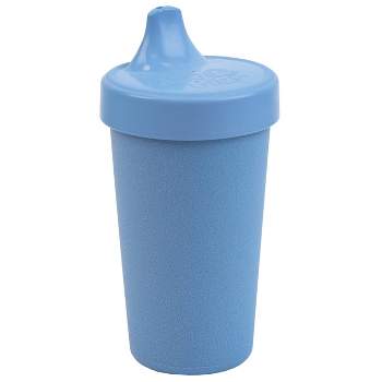 The First Years Greengrown Reusable Spill-proof Straw Toddler Cups - Blue -  3pk/10oz : Target