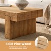 Bella Depot Farmhouse 47.6" Solid Wood Coffee Table - 4 of 4