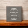 Slickblue Humorous Friend Quote Sign, 7x7 Rustic Wood Plaque with Hanging and Shelf Options, Multiple Colors - 2 of 3