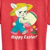 Women's - Instant Message - Vintage Happy Easter Short Sleeve Graphic T-Shirt - 2 of 4