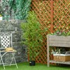 Wooakway 59"H Artificial Bamboo Tree Artificial Topiary Artificial Plant with Pot for Indoor/Outdoor D¨¦cor - 2 of 4