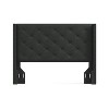 Glenwillow Home Huppe Button Tufted MCM Wingback Upholstered Headboard - 3 of 4