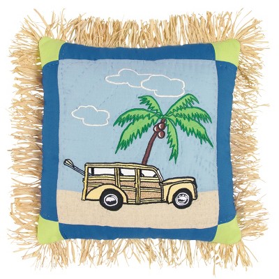 C&F Home Surfer's Bay Car Decorative Throw Pillow