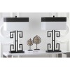 Greek Key Table Lamp (Set of 2) - 28 Inch Height - LIT4071 - Black - Safavieh - 2 of 4