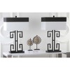 Greek Key Table Lamp (Set of 2) - Black - Safavieh - 2 of 4