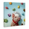 Stupell Industries Pig Chef with Playful Macarons, 17" x 17" - 3 of 4
