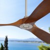 YUHAO 60 Inch Farmhouse Ceiling Fan Without Light,3 Dark Wood Blade with DC Motor Remote Control - 3 of 4