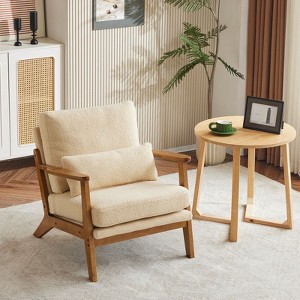Karl Home Upholstered Single Lounge Chair Accent Chair - 1 of 1