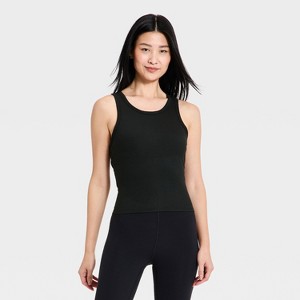 Top deportivo de soporte con canalé modal para mujer - All In Motion™