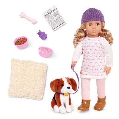 Our Generation Ember & Elsie 18" Doll & Pet Set